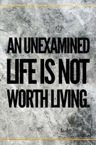 Cover of An unexamined life is not worth living.