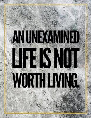 Book cover for An unexamined life is not worth living.