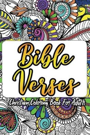 Cover of Bible Verses Coloring Book for Adults