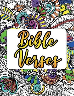 Cover of Bible Verses Coloring Book for Adults