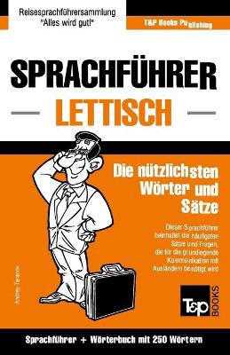 Book cover for Sprachfuhrer Deutsch-Lettisch und Mini-Woerterbuch mit 250 Woertern