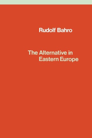 Cover of The Alternative in Eastern Europe