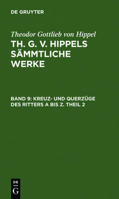 Book cover for Kreuz- Und Querzuge Des Ritters a Bis Z. Theil 2