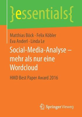 Cover of Social-Media-Analyse – mehr als nur eine Wordcloud