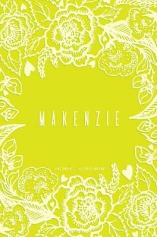 Cover of Makenzie - Lime Green Dot Grid Journal