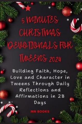 Cover of 5 Minutes Christmas Devotionals for Tweens 2024