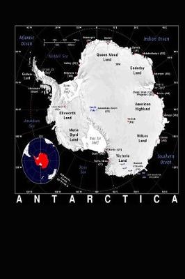 Book cover for Color Map of The Continent Antarctica Journal