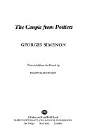Cover of The Couple from Poitiers