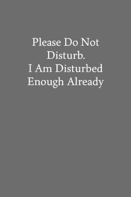 Book cover for Please Do Not Disturb. I Am Disturbed Enough Already