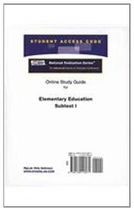 Book cover for Access Code Card for the Online Tutorial for the National Evaluation Series Elementary Education Subtest I