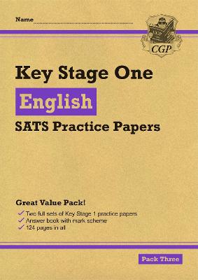 Book cover for KS1 English SATS Practice Papers: Pack 3 (for the 2023 tests)