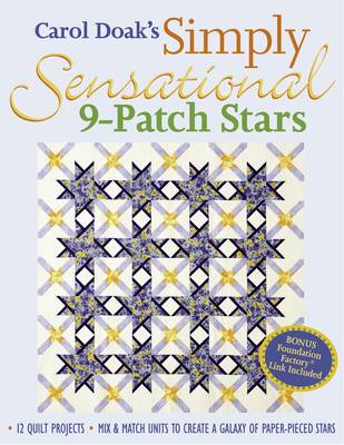 Book cover for Carol Doak's Simply Sensational 9-Patch