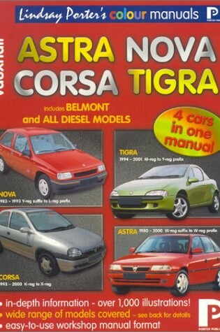 Cover of Vauxhall Astra, Nova, Corsa, Tigra Colour Workshop Manual