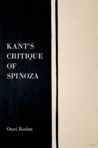 Cover of Kant's Critique of Spinoza