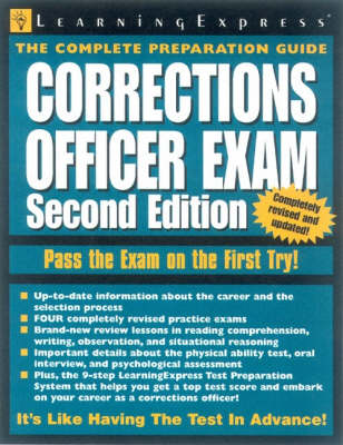 Book cover for Corrections Officer Exam