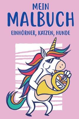 Book cover for Mein Malbuch Einhörner