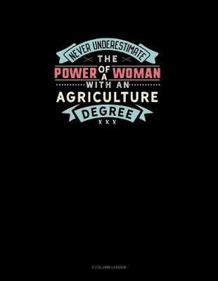 Book cover for Never Underestimate The Power Of A Woman With An Agriculture Degree