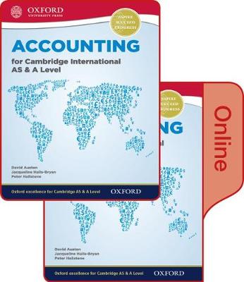 Book cover for Accounting for Cambridge International AS & A Level Print and Online Student Book Pack