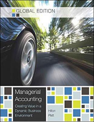 Book cover for Managerial Accounting (Global Ed)