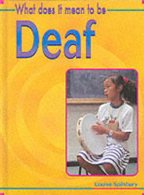 Book cover for What Does it Mean to Be? Deaf