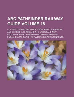 Book cover for ABC Pathfinder Railway Guide Volume 18