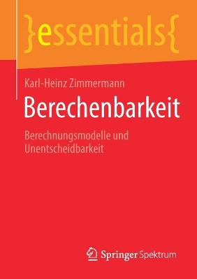 Cover of Berechenbarkeit