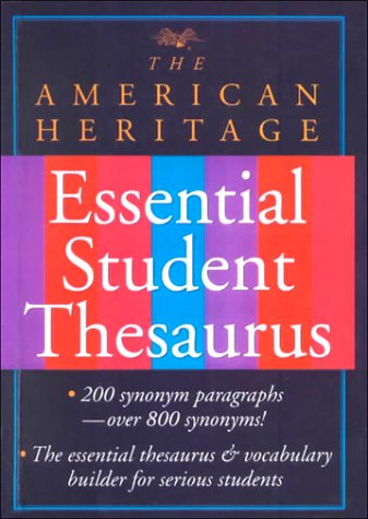 Cover of American Heritage Essential Student Thesaurus