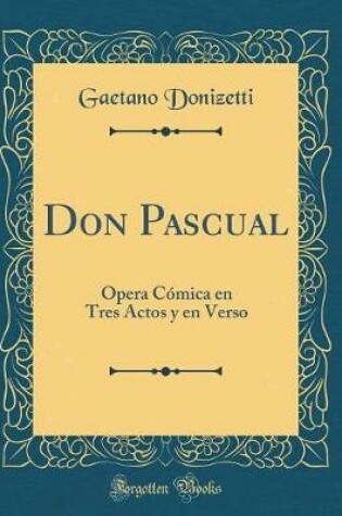 Cover of Don Pascual