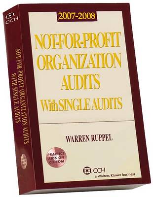 Book cover for Not-For-Profit Organization Audits with Single Audits (2007-2008)