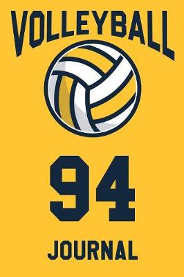 Book cover for Volleyball Journal 94