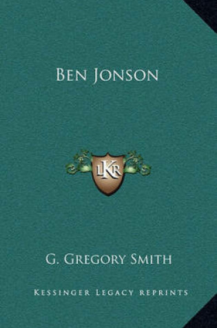 Cover of Ben Jonson