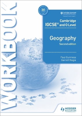 Book cover for Cambridge IGCSE and O Level Geography Workbook 2nd edition