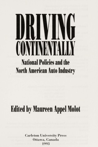 Cover of Driving Continentally