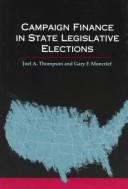 Book cover for Campaign Finance in State Legislative Elections