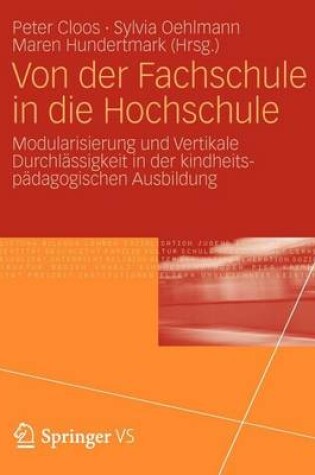 Cover of Von Der Fachschule in Die Hochschule