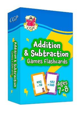 Book cover for New Addition & Subtraction Games Flashcards for Ages 7-8 (Year 3)