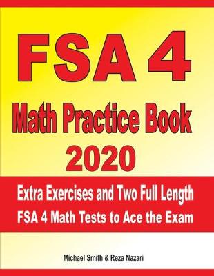 Book cover for FSA 4 Math Practice Book 2020