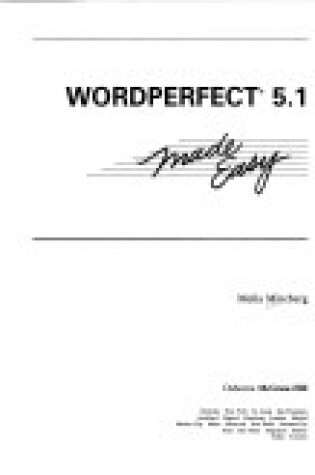 Cover of WordPerfect Made Easy