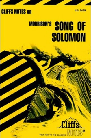 Cover of Cliffs' Notes on Morrison's "Song of Solomon"