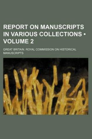 Cover of Report on Manuscripts in Various Collections (Volume 2)