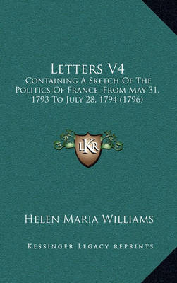 Book cover for Letters V4