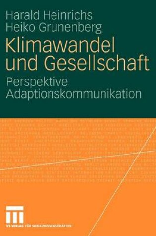 Cover of Klimawandel Und Gesellschaft