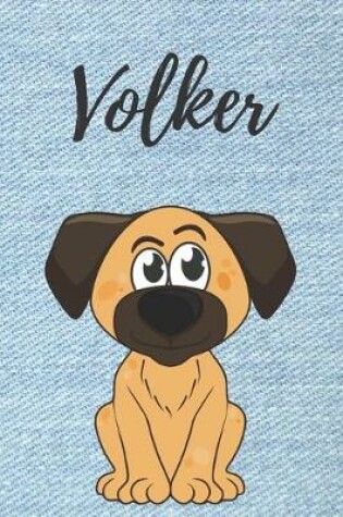 Cover of Volker Hunde Notizbuch / Notizheft / Malbuch / Kritzelbuch / Tagebuch / Journal / DIN A5 / Geschenke