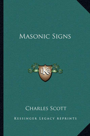 Cover of Masonic Signs