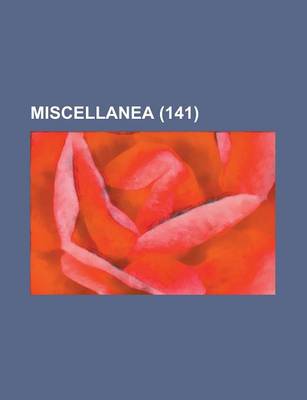 Book cover for Miscellanea (141)