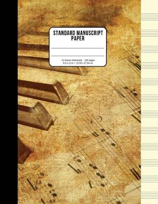 Book cover for Standard Manuscript Paper