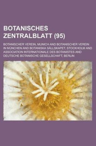 Cover of Botanisches Zentralblatt (95 )