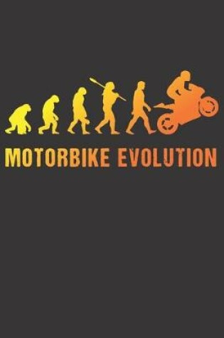 Cover of Notebook for Biker dirt bike motocross drag race evolution fire