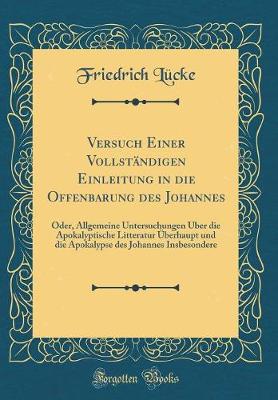 Book cover for Versuch Einer Vollstandigen Einleitung in Die Offenbarung Des Johannes