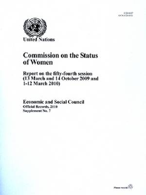 Book cover for Report of the Commission on the Status of Women